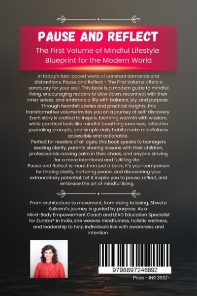 Pause And Reflect book cover options